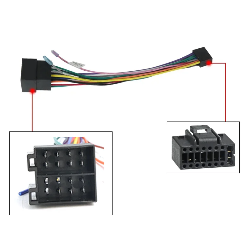 Travel Adapter Universal - 16 Pin To ISO Universal สายไฟอะแดปเตอร์สําหรับ