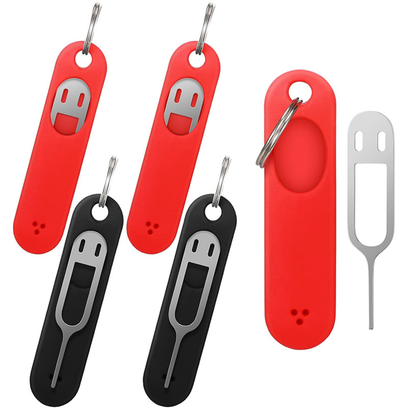 Sim Card Holder Case - 3PCS Anti-Lost ซิมการ์ด Eject Pin เข็มกล่องเก็บ