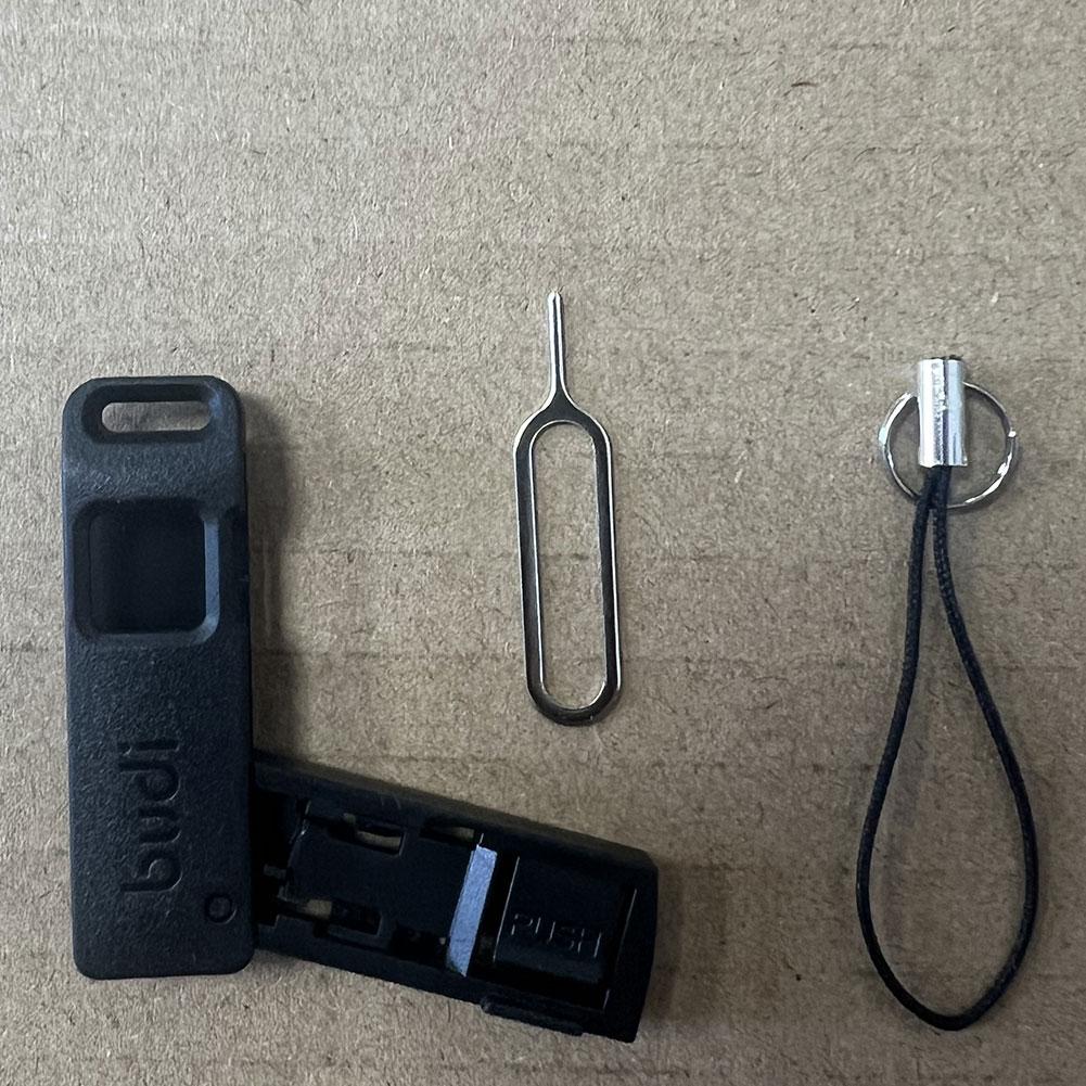 Sim Card Holder Case - กล่องเก็บการ์ดอเนกประสงค์ ป้องกันการสูญหาย พร้อมเข็มจิ้มถาดซิมการ์ด กล่องพลาสติกสำหรับเก็บการ์ด TF และ