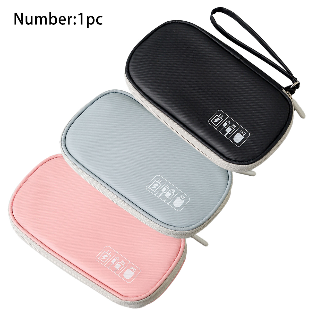 Travel Accessories Wholesale - กระเป๋าจัดเก็บสายเคเบิลแบบพกพาสำหรับการเดินทาง, กระเป๋าเก็บหูฟังและพาวเวอร์แบงค์กันกระแทก, กระเป๋าใส่อุปกรณ์ดิจิทัลขายส่ง