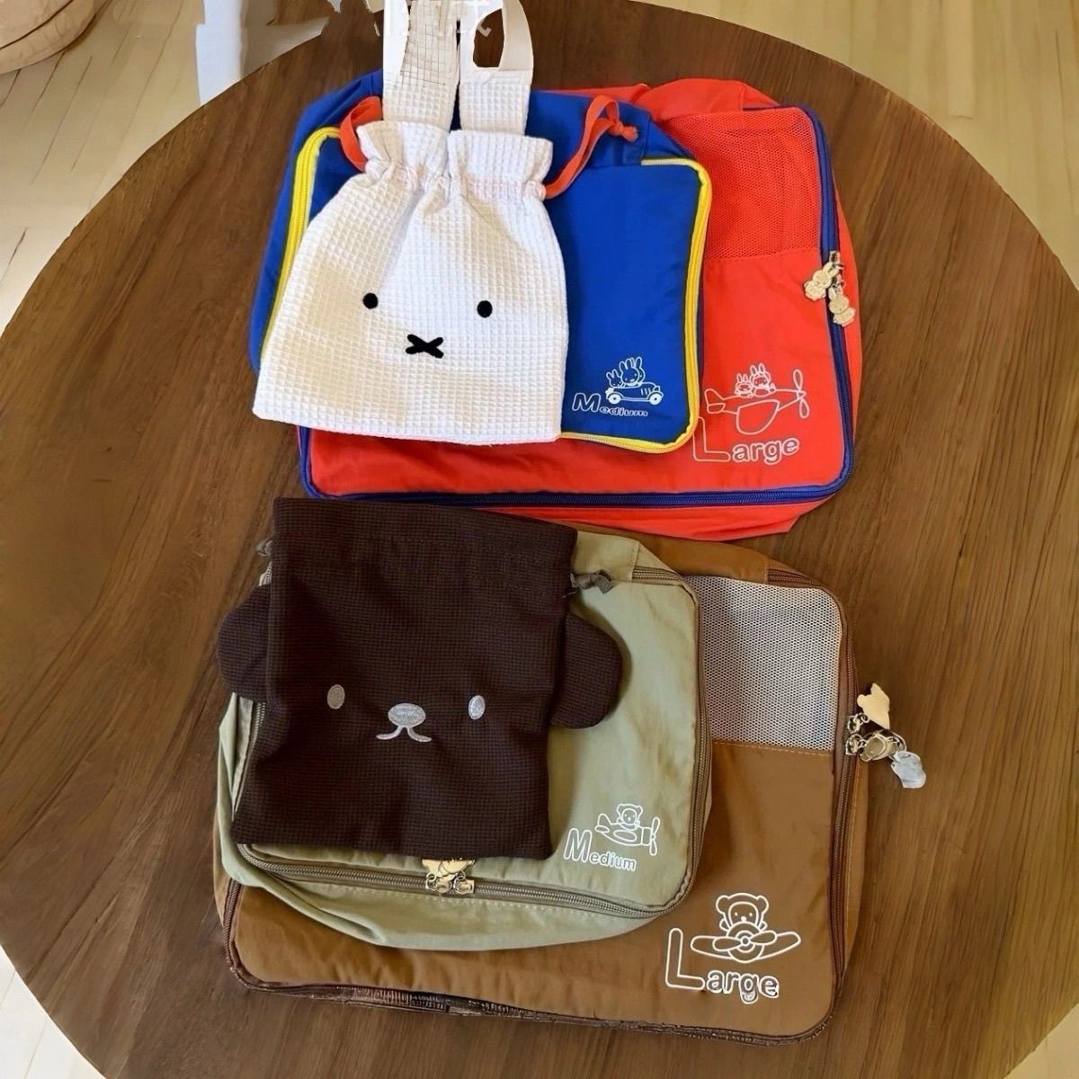 Travel Accessories For Japan Trip - มิฟฟี่ ทราเวล บิสซิเนส ทริป กระเป๋าเก็บของ ชุดสามชิ้น