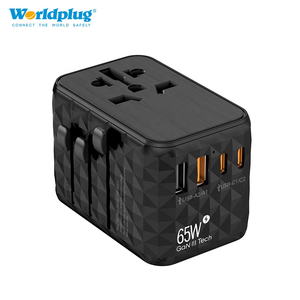Travel Adapter Universal - อะแดปเตอร์ชาร์จไฟแบบพกพา PD3.0 QC 4.0 GaN 65W