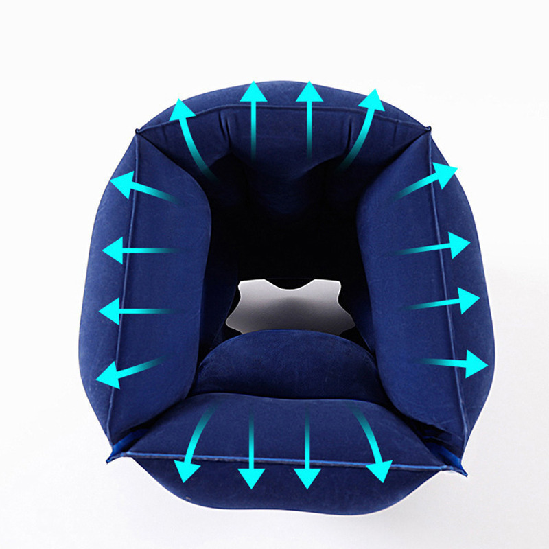 หมอนเดินทางเป่าลมอุปกรณ์เสริมก - Travel Accessories For Long Haul Flights บทวิจารณ์และราคา