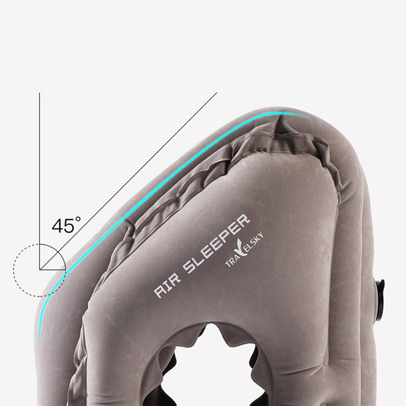 หมอนเดินทางเป่าลมอุปกรณ์เสริมก - Travel Accessories For Long Haul Flights บทวิจารณ์และราคา