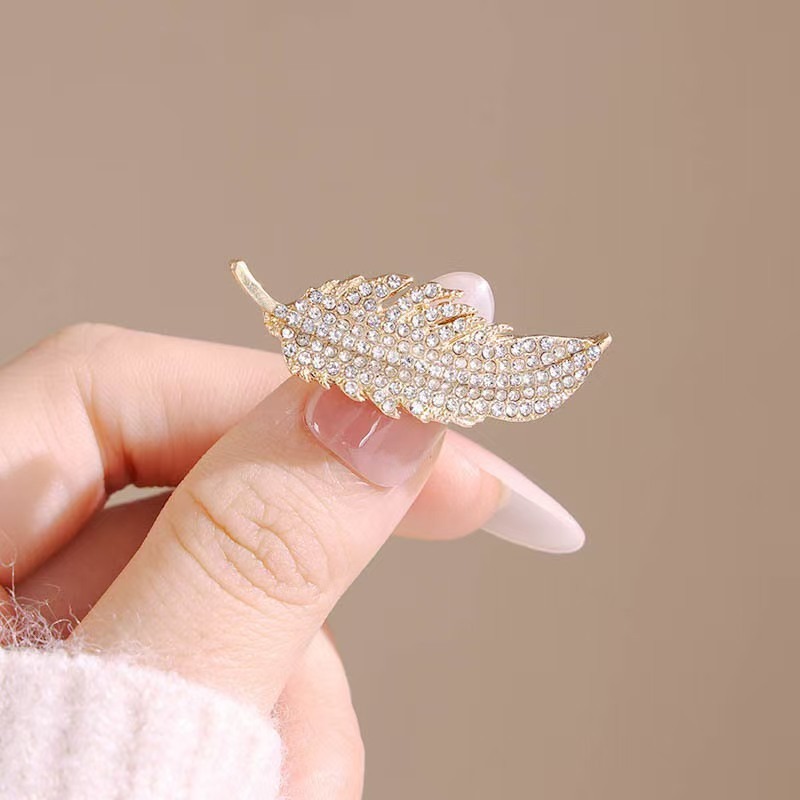 เข็มกลัดขนนกประดับเพชรเต็มตัวส - Travel Accessories Luxury บทวิจารณ์และราคา