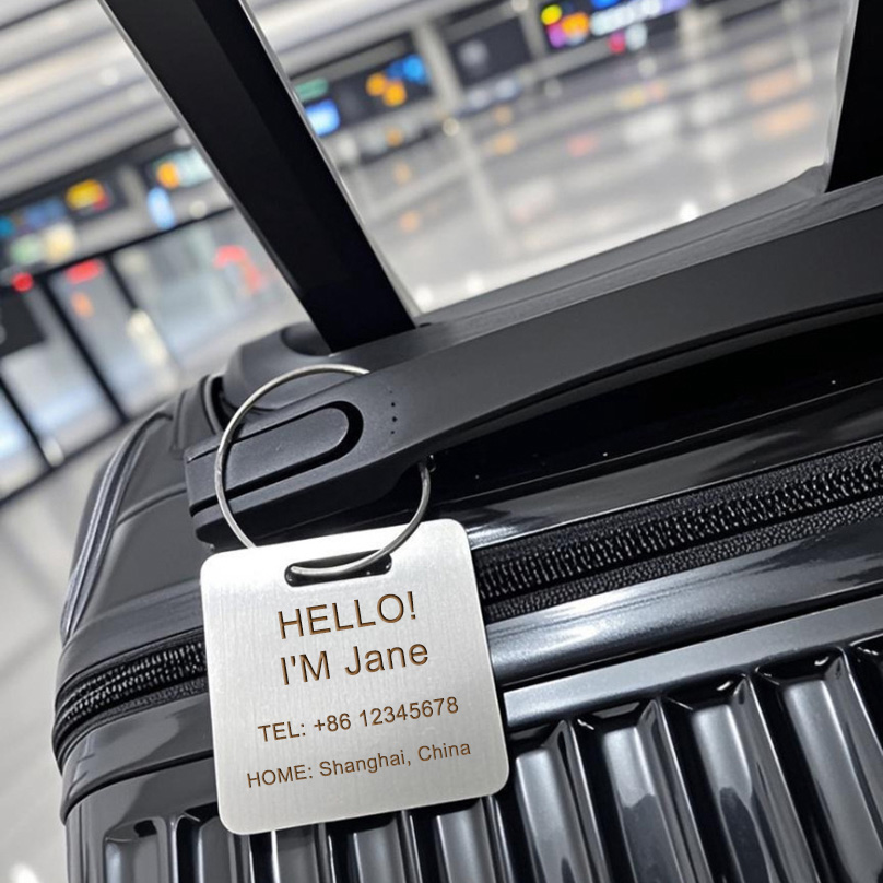 ป้ายชื่อกระเป๋าเดินทางแบบกำหนด - Travel Accessories Store บทวิจารณ์และราคา