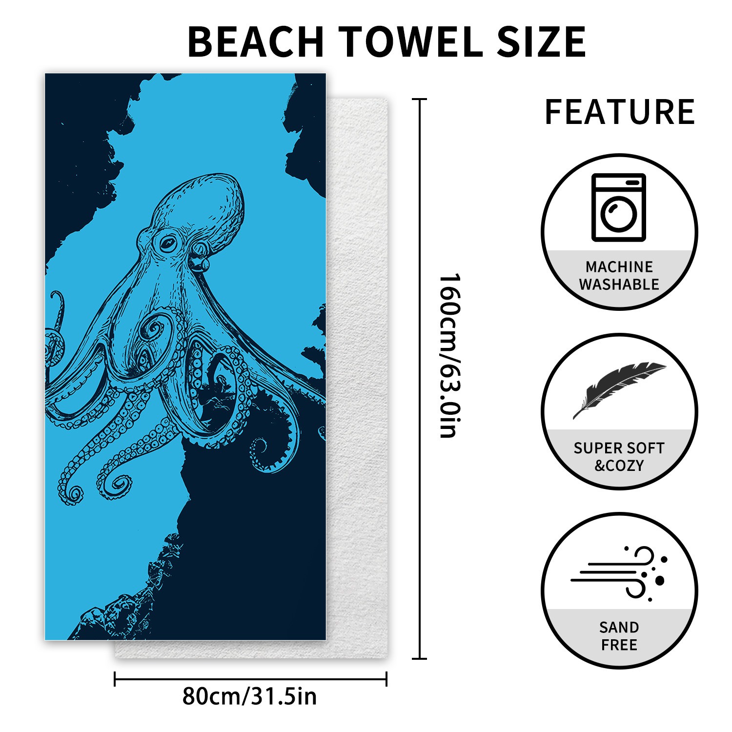 ฟิตเนส ว่ายน้ำ ผ้าขนหนูดูดซับน - Travel Towel Quick Dry บทวิจารณ์และราคา