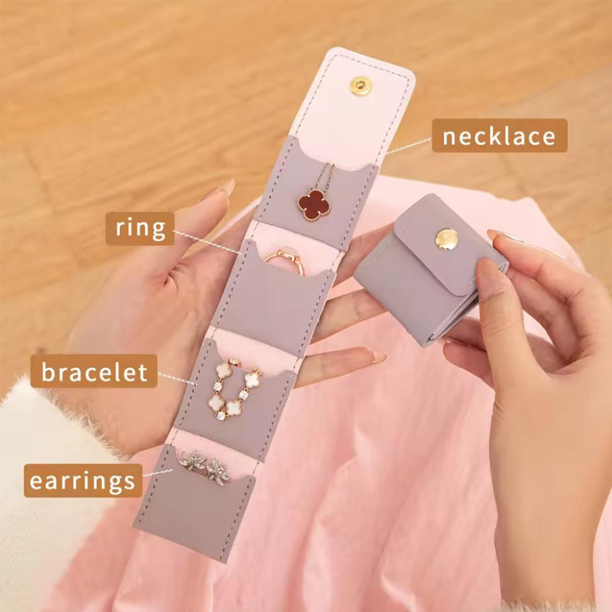 กระเป๋าใส่เครื่องประดับแบบพกพา - Travel Accessories Gifts บทวิจารณ์และราคา