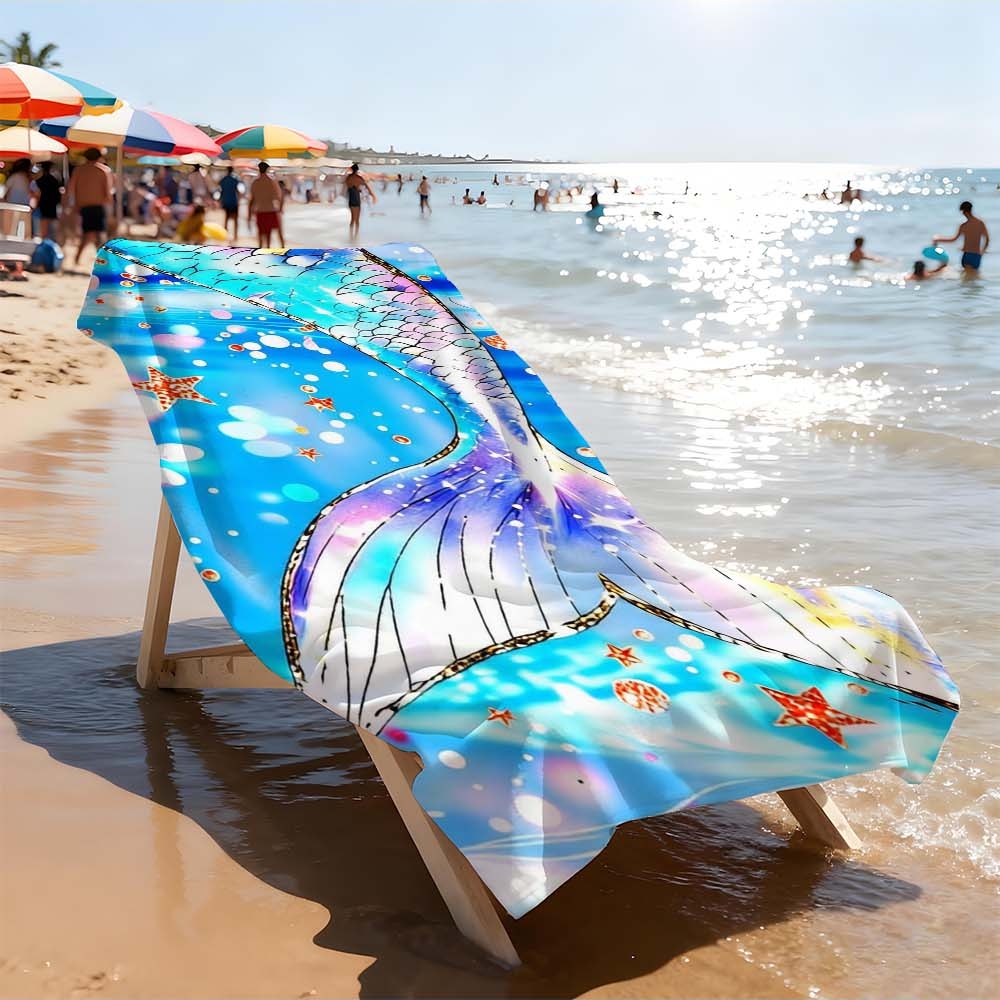 ผ้าเช็ดตัวชายหาด - ขนาดใหญ่พิเ - Travel Towel Quick Dry บทวิจารณ์และราคา