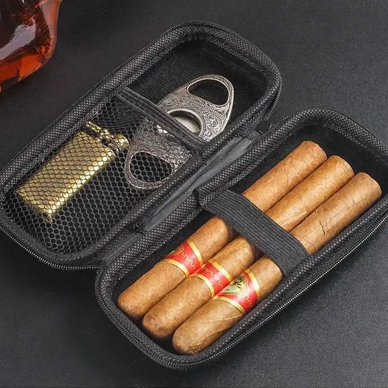 กระเป๋าใส่ซิการ์แบบพกพา EVA น้ - Travel Accessories Store บทวิจารณ์และราคา