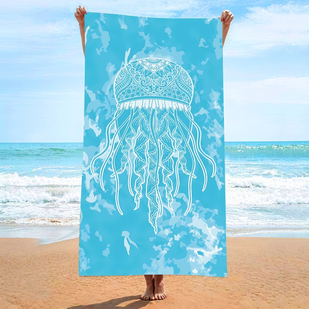 27.5x55 นิ้ว บลูโอเชียน เจลลี่ - Travel Towel Quick Dry บทวิจารณ์และราคา