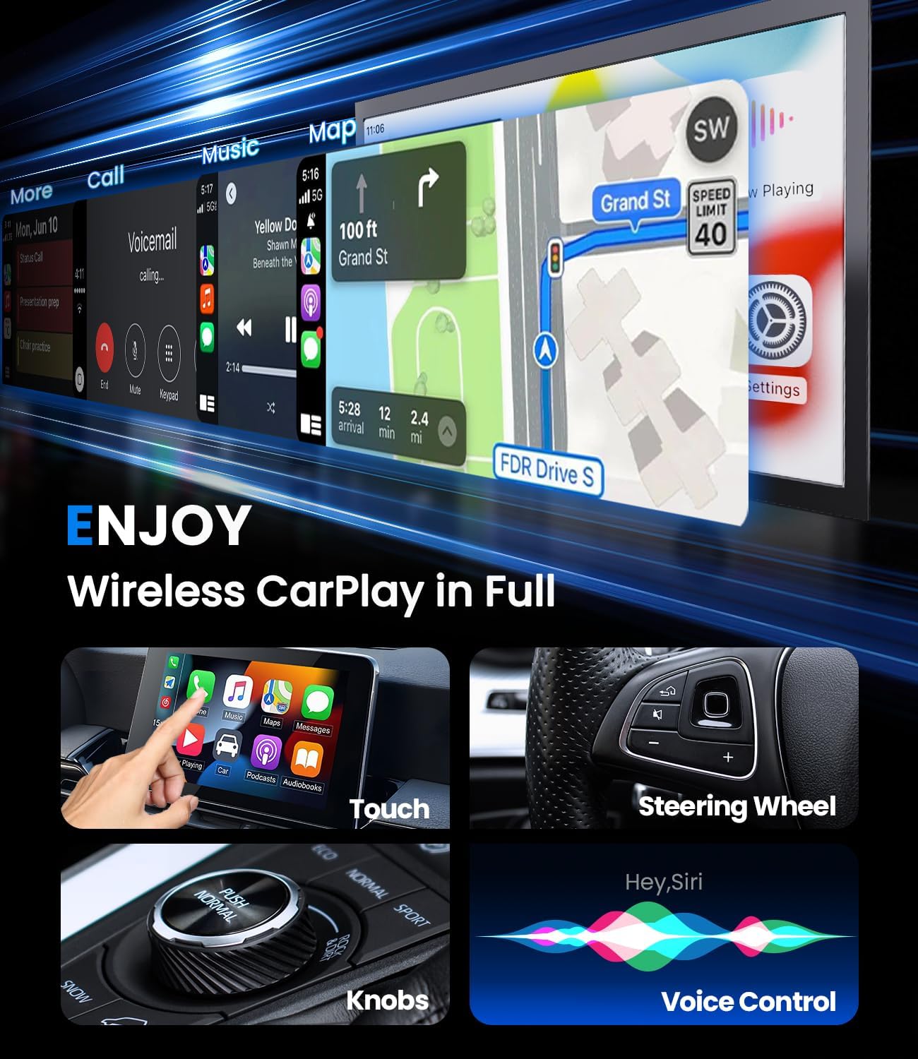 อะแดปเตอร์ไร้สาย CarPlay และ A - Travel Adapter Universal บทวิจารณ์และราคา
