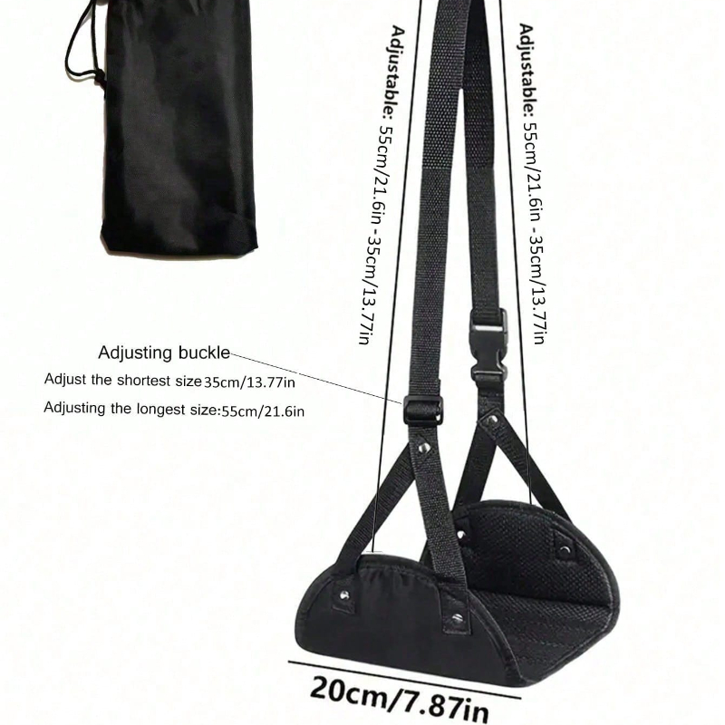 แบบพกพาปรับ Footrest Hammock ส - Travel Accessories In Train บทวิจารณ์และราคา