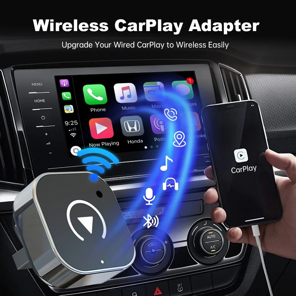 อะแดปเตอร์ไร้สาย CarPlay และ A - Travel Adapter Universal บทวิจารณ์และราคา