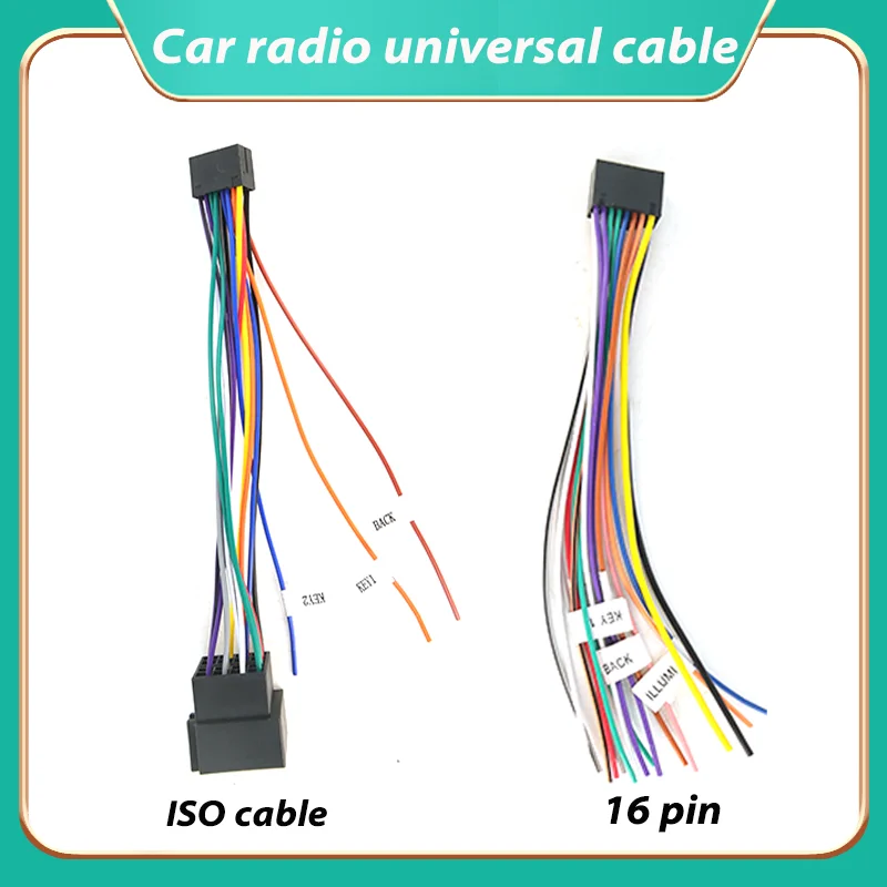 16 Pin To ISO Universal สายไฟอ - Travel Adapter Universal บทวิจารณ์และราคา