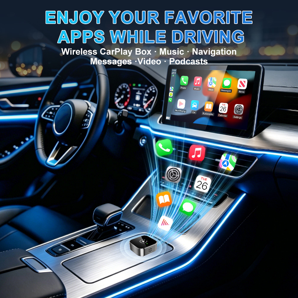 อะแดปเตอร์ Wireless CarPlay An - Travel Adapter Universal บทวิจารณ์และราคา