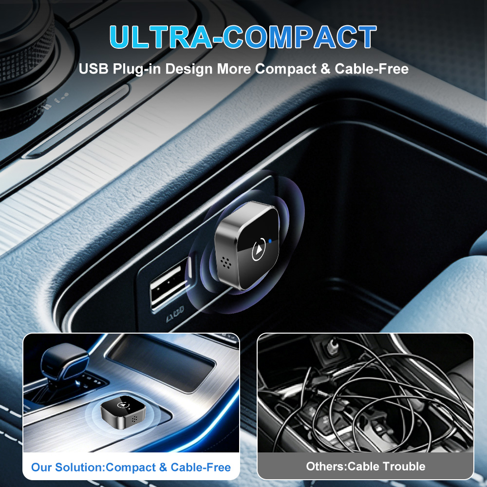 อะแดปเตอร์ Wireless CarPlay An - Travel Adapter Universal บทวิจารณ์และราคา