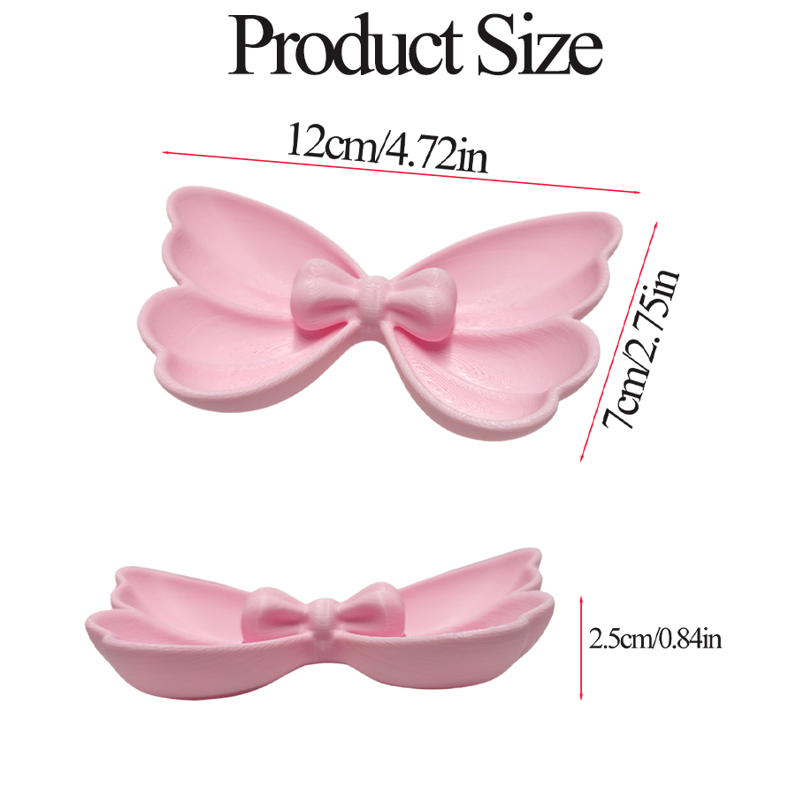 ถาดเก็บเครื่องประดับทรงโบว์ขนา - Travel Accessories Girly บทวิจารณ์และราคา