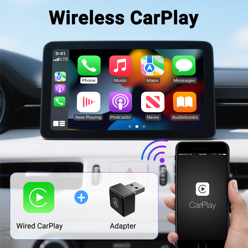 XUDA Wireless CarPlay Android  - Travel Adapter Universal บทวิจารณ์และราคา