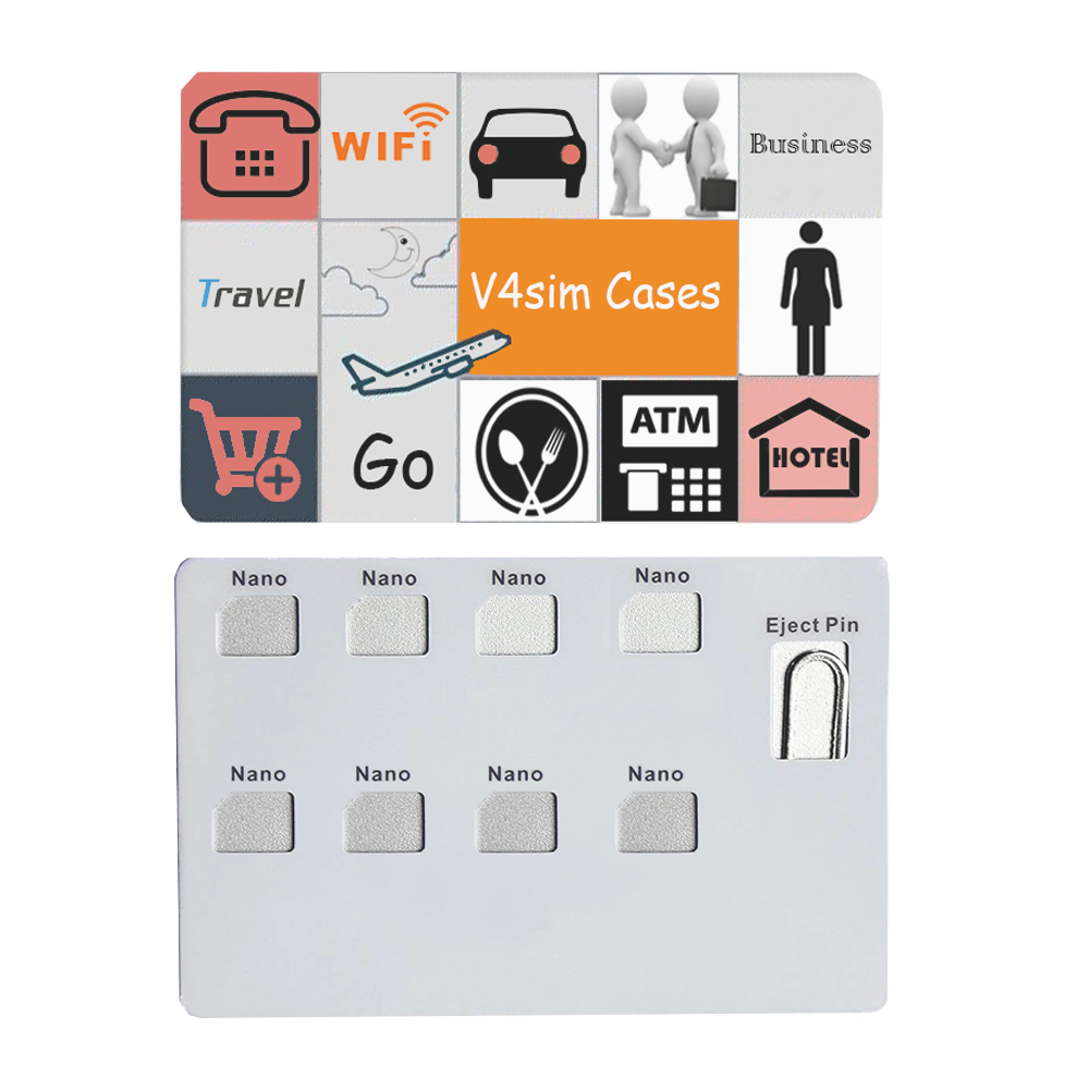 V4sim เคสการ์ตูนนาโนการ์ดและที - Sim Card Holder Case บทวิจารณ์และราคา