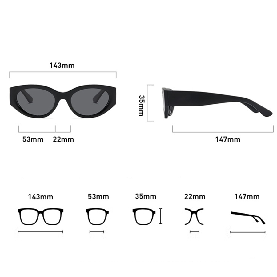แว่นกันแดดโพลาไรซ์ทรงแคทอายสำห - Travel Accessories Luxury บทวิจารณ์และราคา