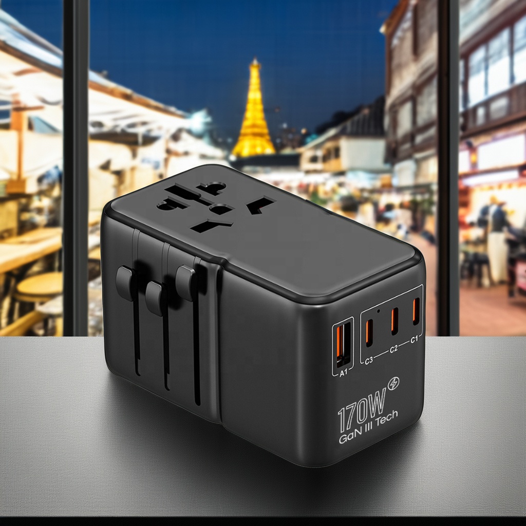 อะแดปเตอร์แปลงไฟ PD 170W หลายพ - Travel Adapter Universal บทวิจารณ์และราคา