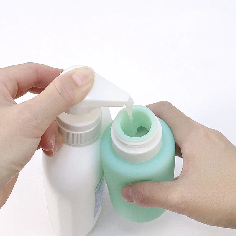 200ml ขวดซิลิโคนขวดรีฟิลขวดโลช - Travel Accessories Wholesale บทวิจารณ์และราคา