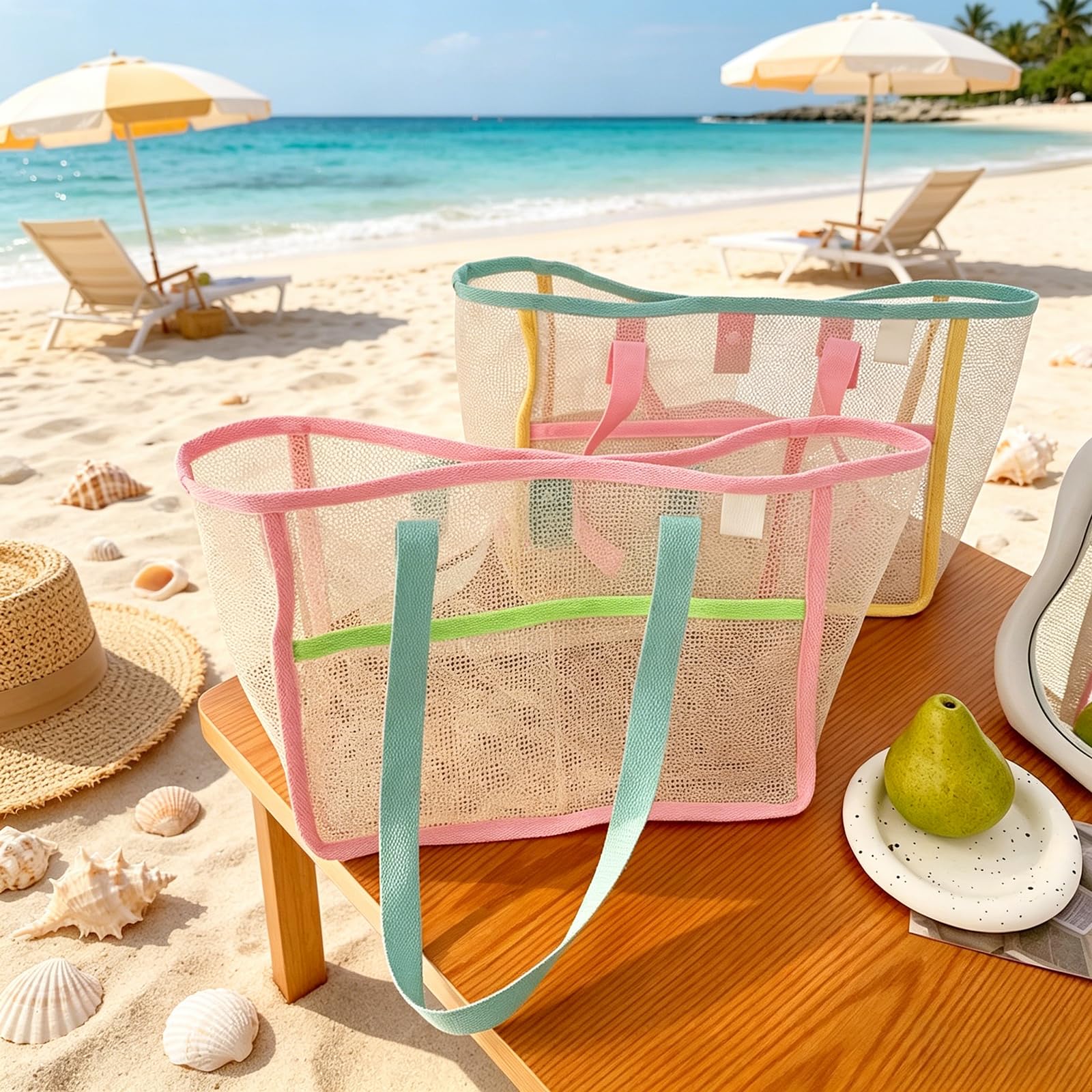 กระเป๋าชายหาดสำหรับผู้หญิง กระ - Travel Accessories Store บทวิจารณ์และราคา