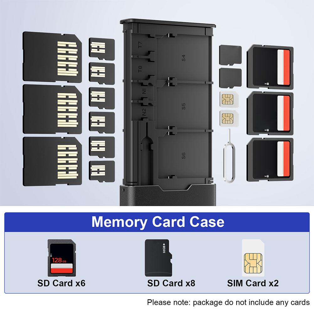 กล่องใส่การ์ดหน่วยความจำแบบพกพ - Sim Card Holder Case บทวิจารณ์และราคา