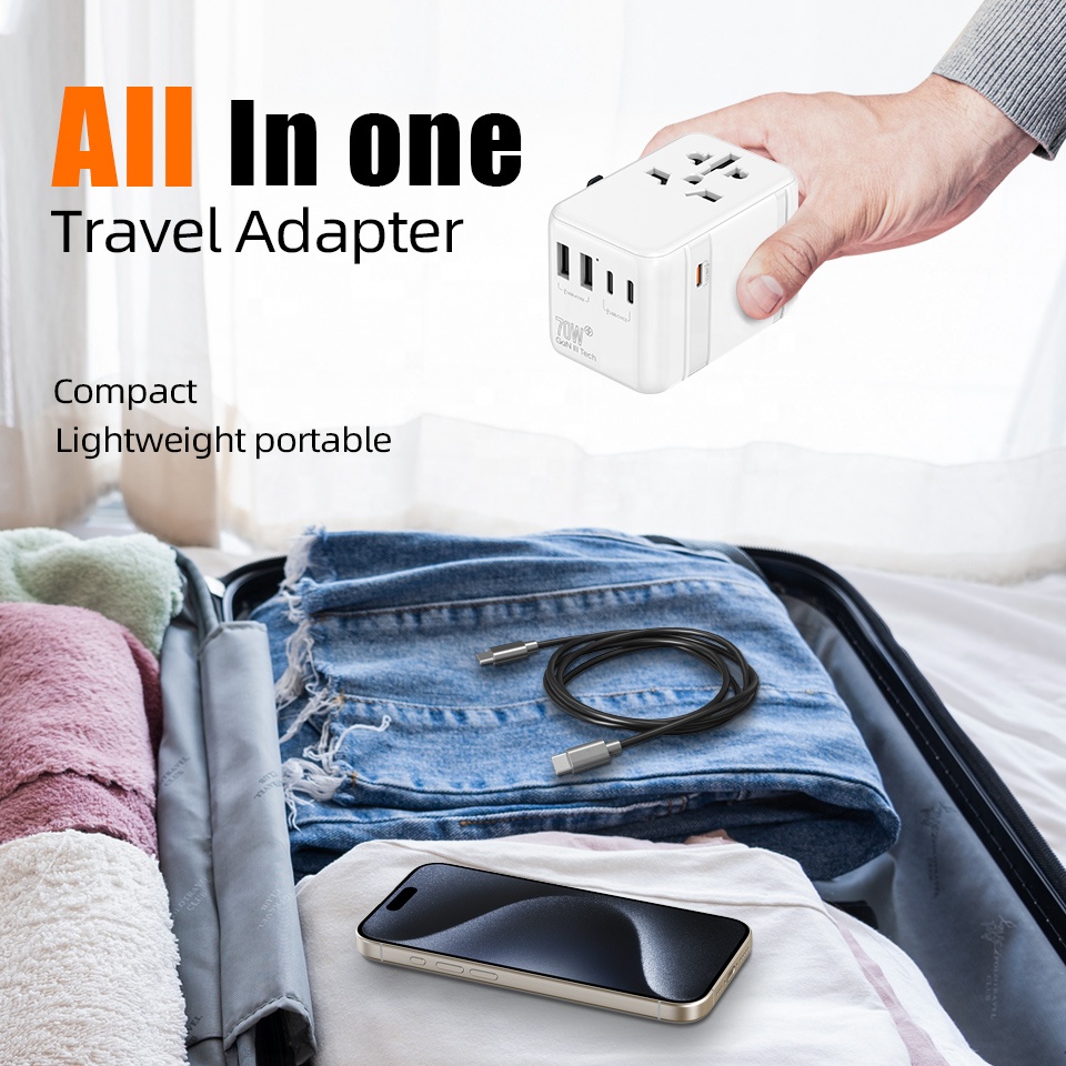 อะแดปเตอร์แปลงไฟแบบสากลสำหรับใ - Travel Adapter Universal บทวิจารณ์และราคา