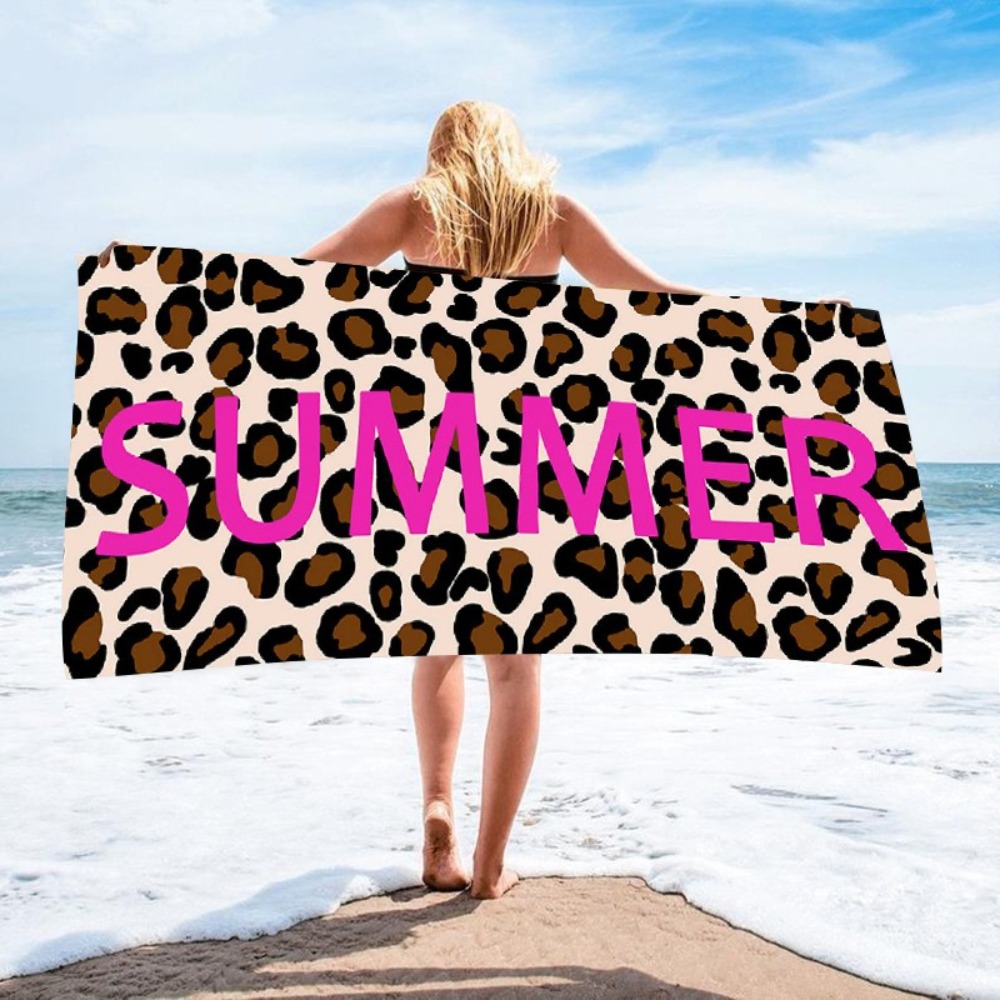 ผ้าเช็ดตัวลายเสือดาว 70x140 ซม - Travel Towel Quick Dry บทวิจารณ์และราคา