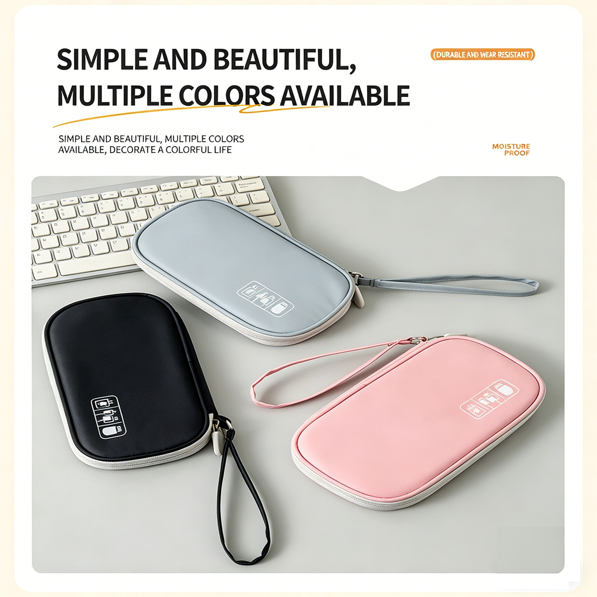 กระเป๋าจัดเก็บสายเคเบิลแบบพกพา - Travel Accessories Wholesale บทวิจารณ์และราคา