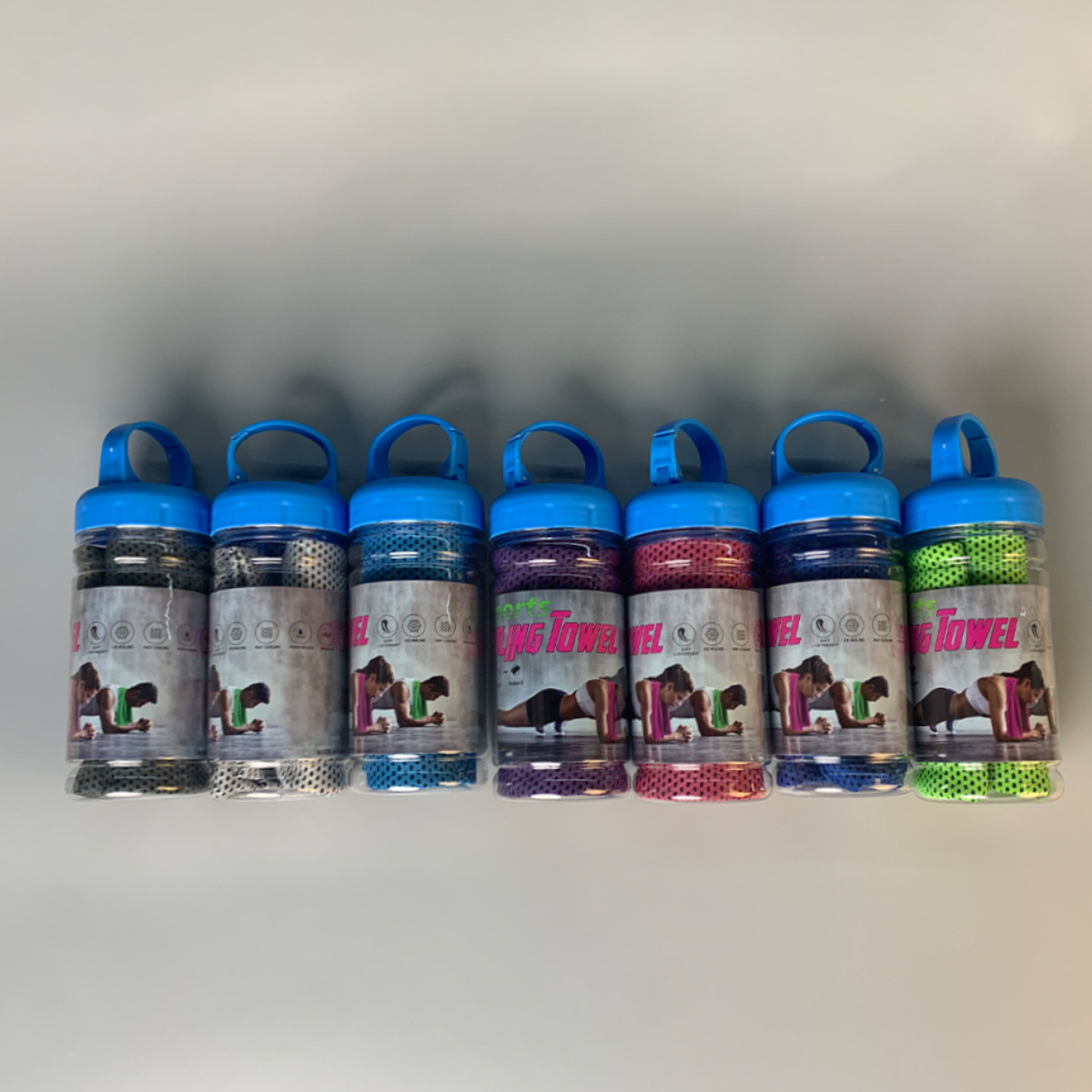 ผ้าเช็ดตัวเย็นพร้อมขวดพกพา ผ้า - Travel Towel Quick Dry บทวิจารณ์และราคา
