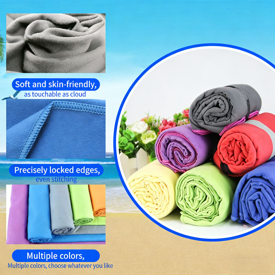 ผ้าเช็ดตัวชายหาดไมโครไฟเบอร์ 1 - Travel Towel Quick Dry บทวิจารณ์และราคา