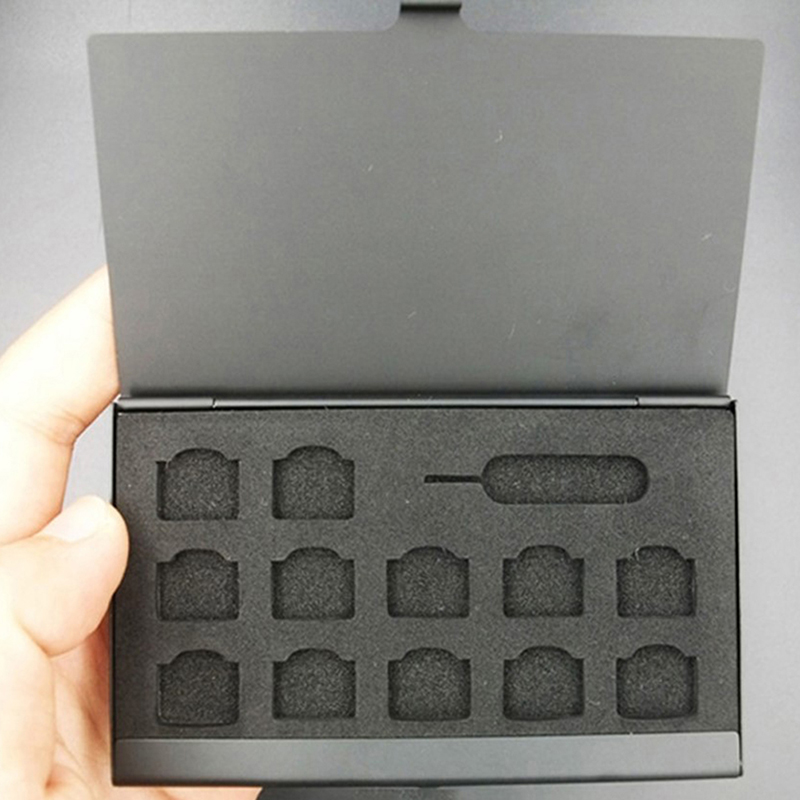 กล่องเก็บซิมการ์ดแบบพกพา อลูมิ - Sim Card Holder Case บทวิจารณ์และราคา