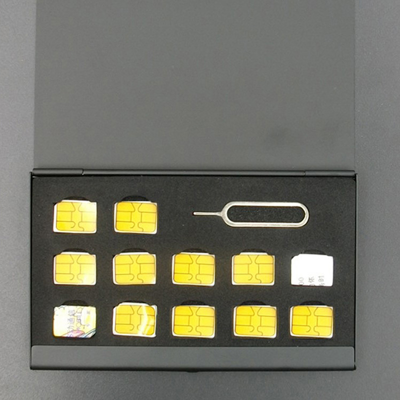 กล่องเก็บซิมการ์ดแบบพกพาอะลูมิ - Sim Card Holder Case บทวิจารณ์และราคา