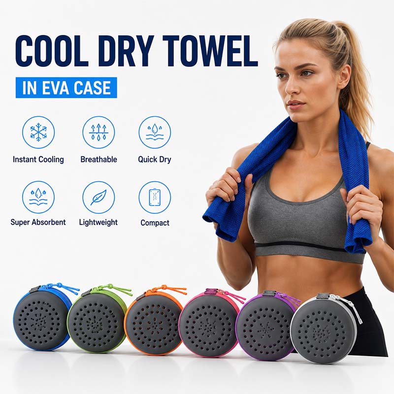 ผ้าขนหนูเย็นแบบพกพาพร้อมกล่อง  - Travel Towel Quick Dry บทวิจารณ์และราคา