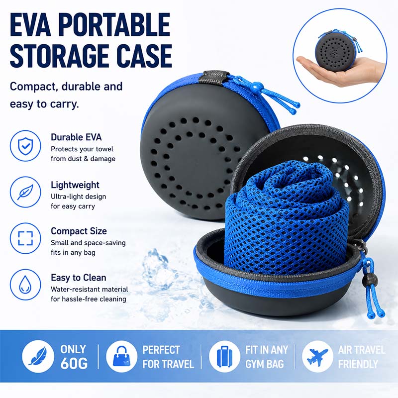 ผ้าขนหนูเย็นแบบพกพาพร้อมกล่อง  - Travel Towel Quick Dry บทวิจารณ์และราคา