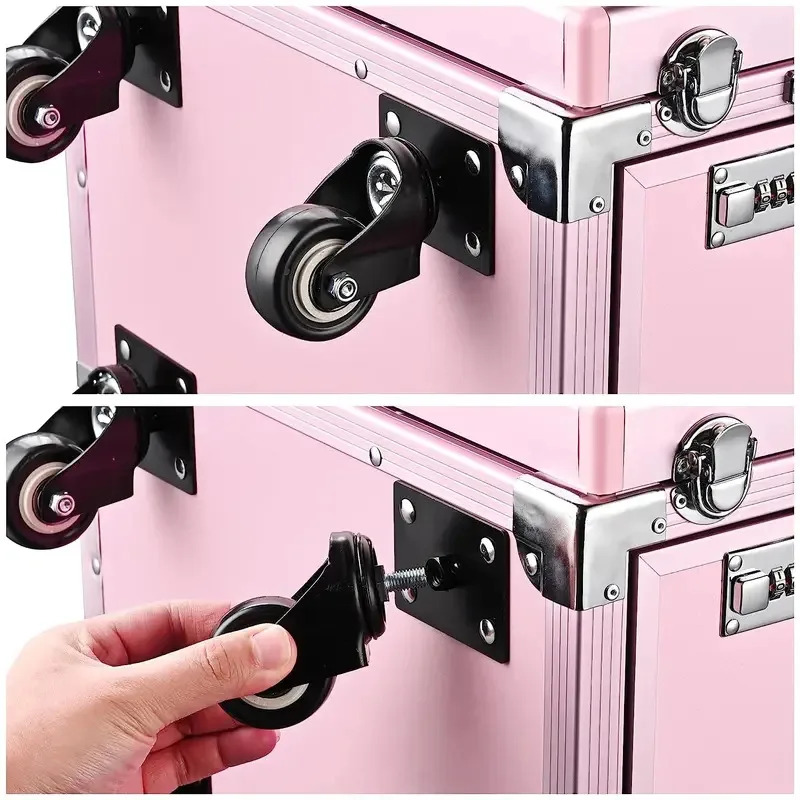 โต๊ะทำเล็บแบบมีล้อพับได้ พร้อม - Travel Accessories In Train บทวิจารณ์และราคา