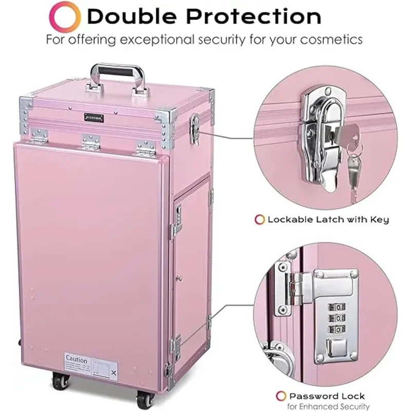 โต๊ะทำเล็บแบบมีล้อพับได้ พร้อม - Travel Accessories In Train บทวิจารณ์และราคา